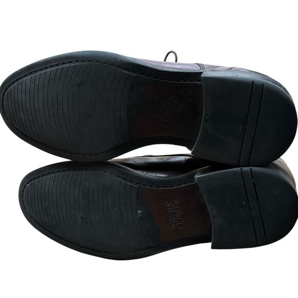 Johnston & Murphy Tabor Brown - Cognac Tan 9M Cap Toe Dress Shoe Oxfords Lace Up - Picture 8 of 8